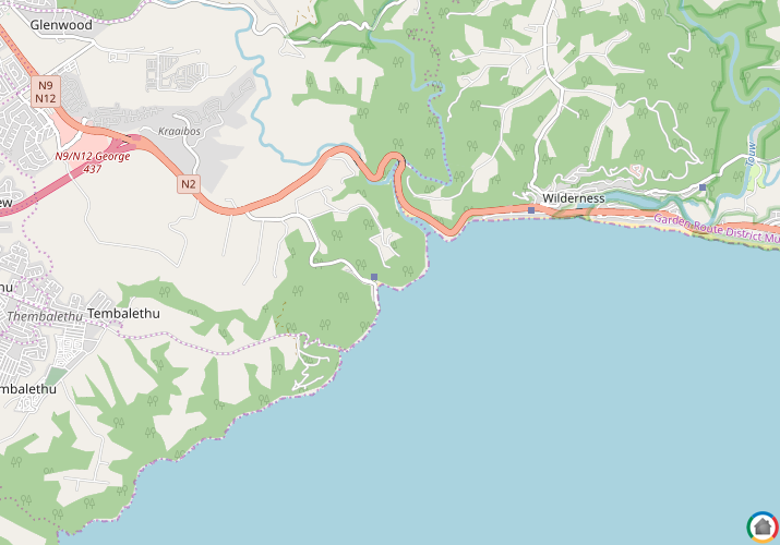 Map location of Victoria Bay